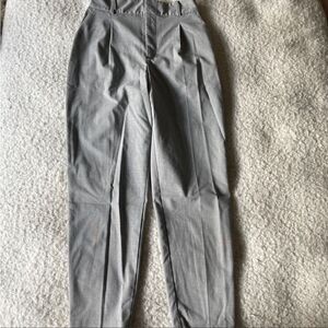 Zara Gray High-Waisted Trousers